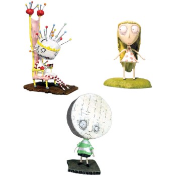 Tim Burton PVC Figure Set Pin Cushion Queen 10 cm